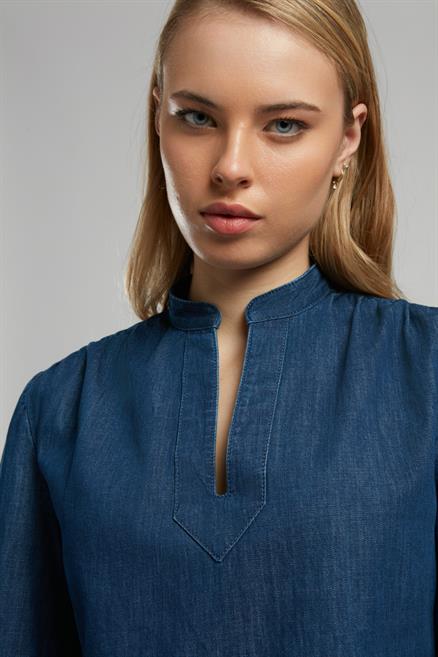 Shir Kadın Jean Bluz Denim