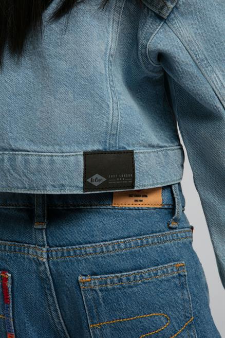 Star Kız Çocuk %100 Pamuk Jean Ceket Denim