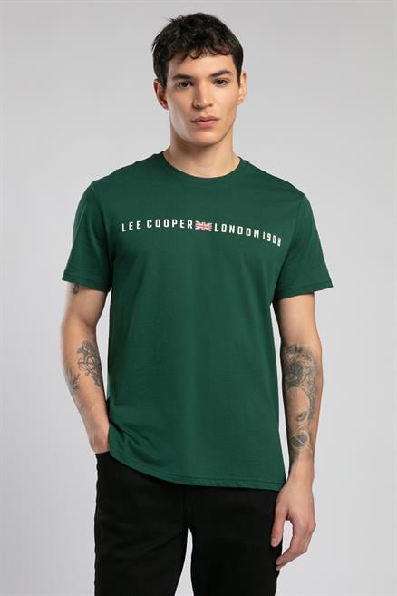 Stew Erkek %100 Pamuk O Yaka T-Shirt Zümrüt