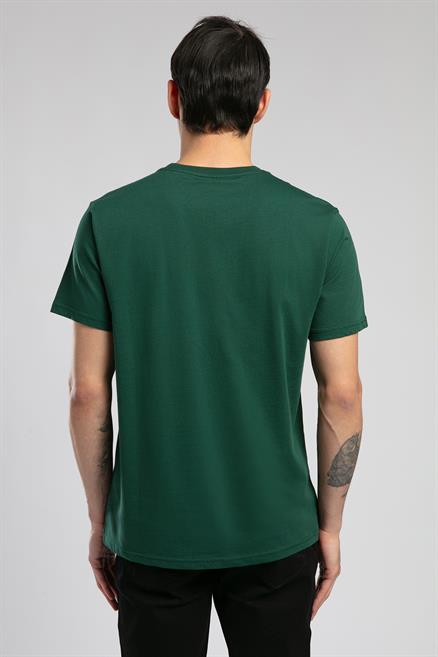 Stew Erkek %100 Pamuk O Yaka T-Shirt Zümrüt