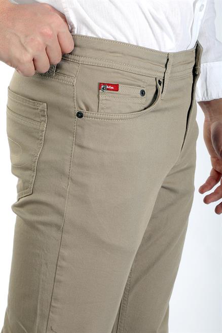 Jagger Nd 1 Normal Bel Dar Kesim Düz Paça Bej Erkek Pantolon