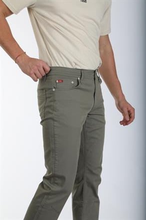 Jagger Nd 1 Normal Bel Dar Kesim Düz Paça Haki Erkek Pantolon