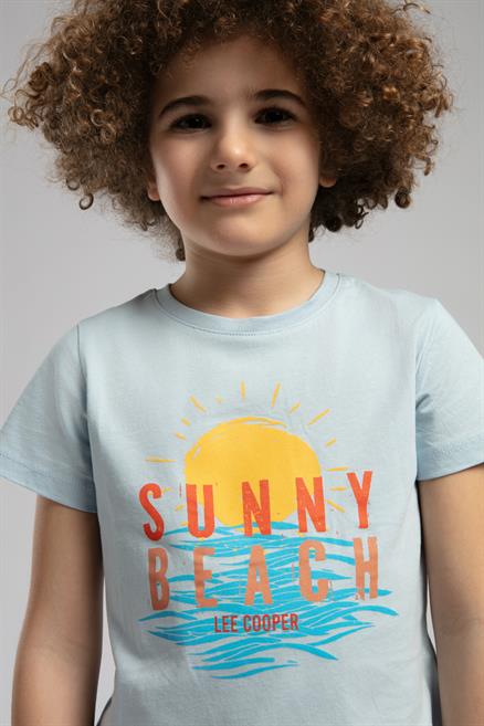 Sunny Erkek Çocuk T-Shirt Açık Mavi