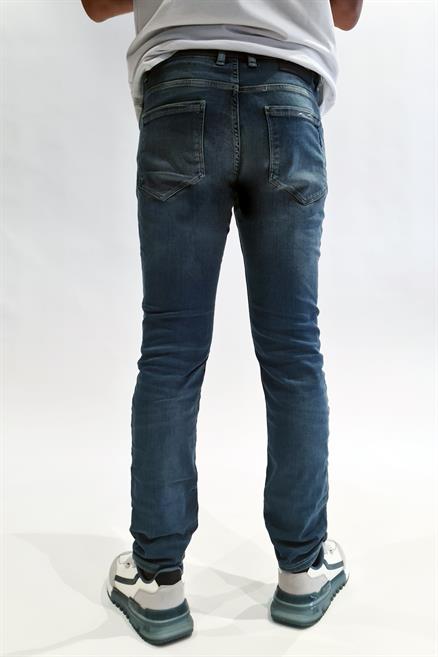 Tom Tailor Normal Bel Dar Kesim Dar Paça Mavi Erkek Jean Pantolon