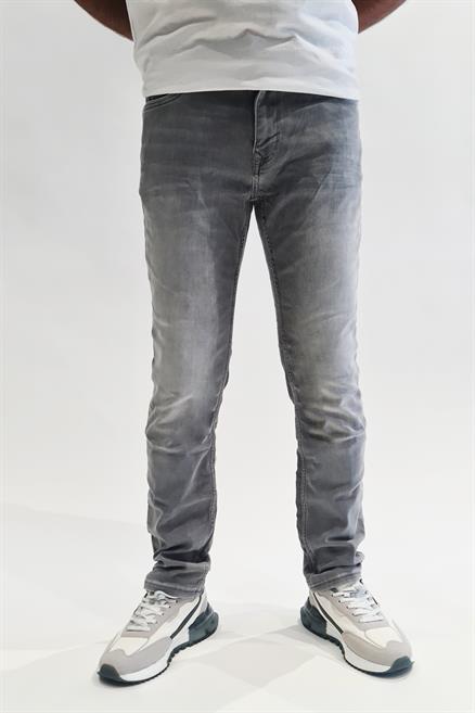 Tom Tailor Normal Bel Dar Kesim Dar Paça Gri Erkek Jean Pantolon