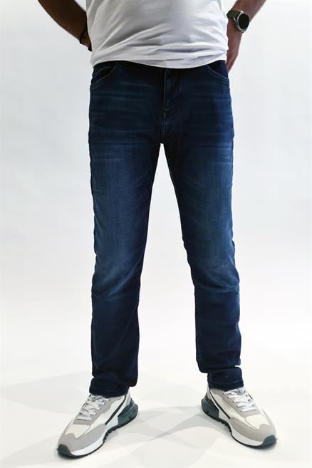 Tom Tailor Normal Bel Dar Kesim Dar Paça Mavi Erkek Jean Pantolon