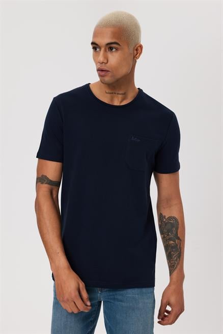 Twingo Erkek %100 Pamuk O Yaka Pike T-Shirt Lacivert