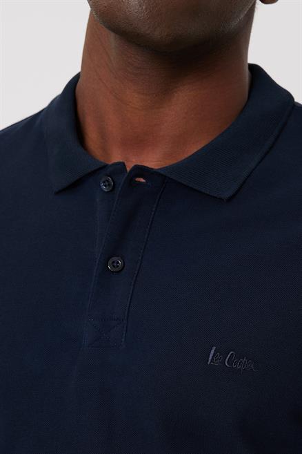 Twins Erkek %100 Pamuk Polo Yaka T-Shirt Lacivert