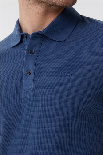 Tylen Erkek %100 Pamuk Polo Yaka T-Shirt Açık Lacivert