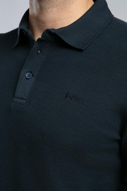 Tyler Erkek %100 Pamuk Polo Yaka T-Shirt Lacivert