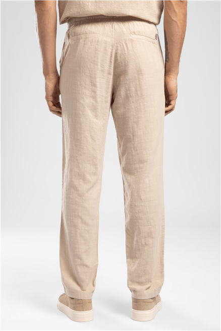 Wares Erkek Relaxed %100 Pamuk Pantolon Beyaz