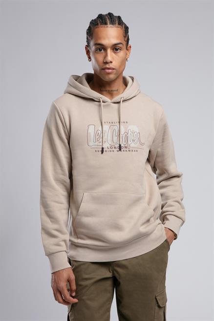 Washington Erkek Kapüşonlu Sweatshirt Bej