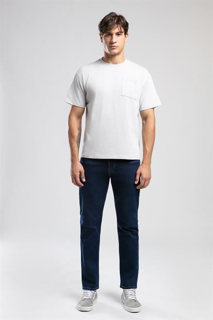 West Erkek O Yaka T-Shirt Gri