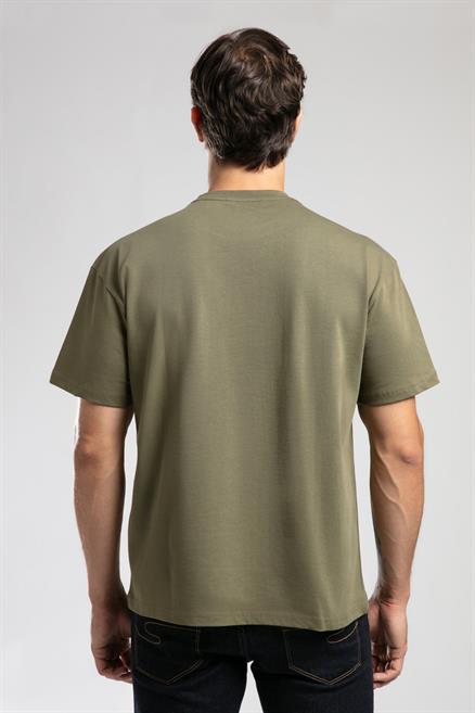 West Erkek O Yaka T-Shirt Yeşil