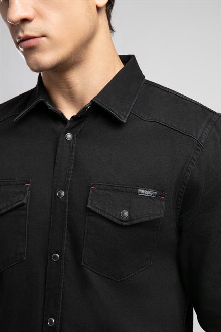 Worner 2 Erkek Jean Gömlek Denim