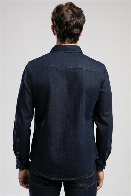 Worner 3 Erkek Jean Gömlek Denim