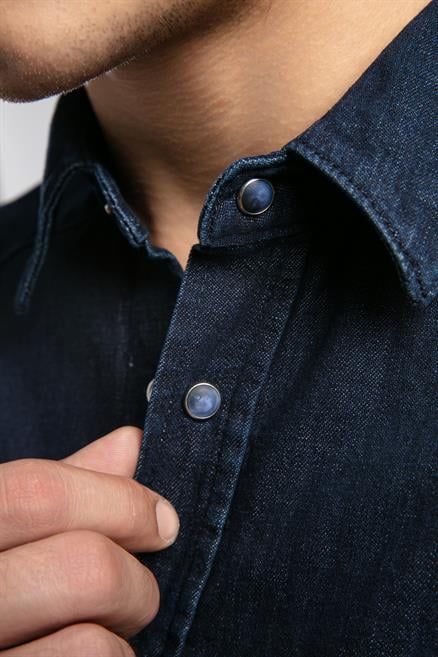 Worner 3 Erkek Jean Gömlek Denim