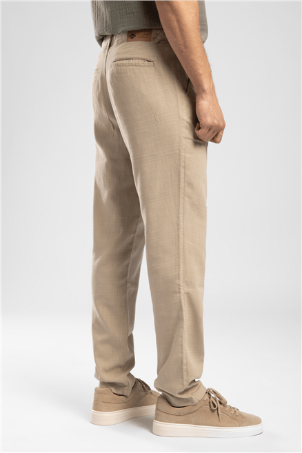 Zarse 2 Erkek Regular Tapered Fit Pantolon Bej