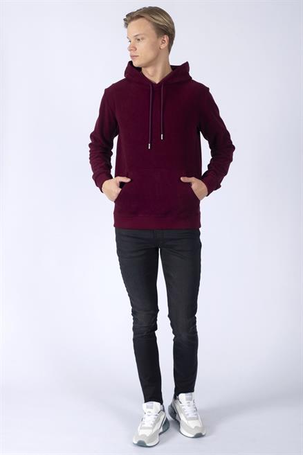 Zebrar Erkek Sweatshırt Bordo