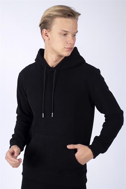 Zebrar Erkek Sweatshırt Siyah