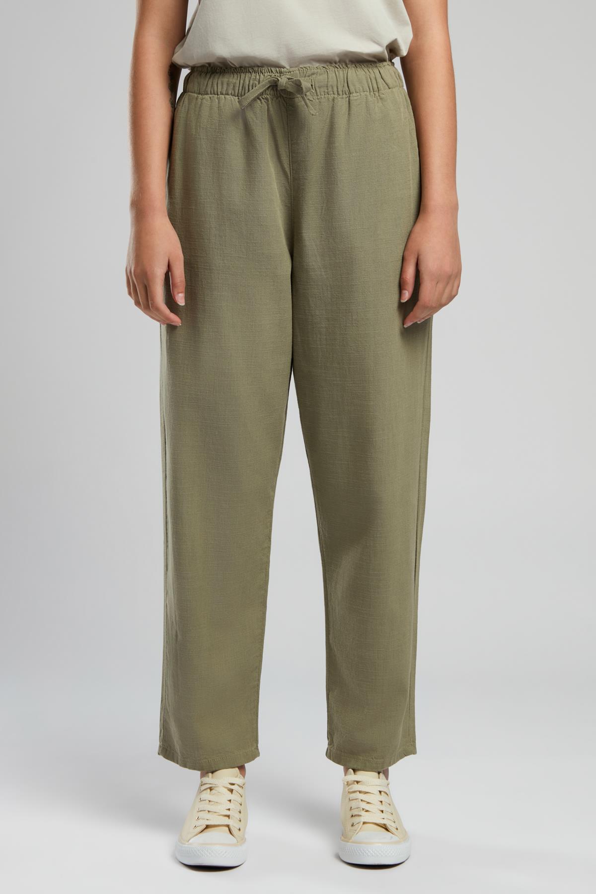 Alberta Kadın Dokuma Pantolon