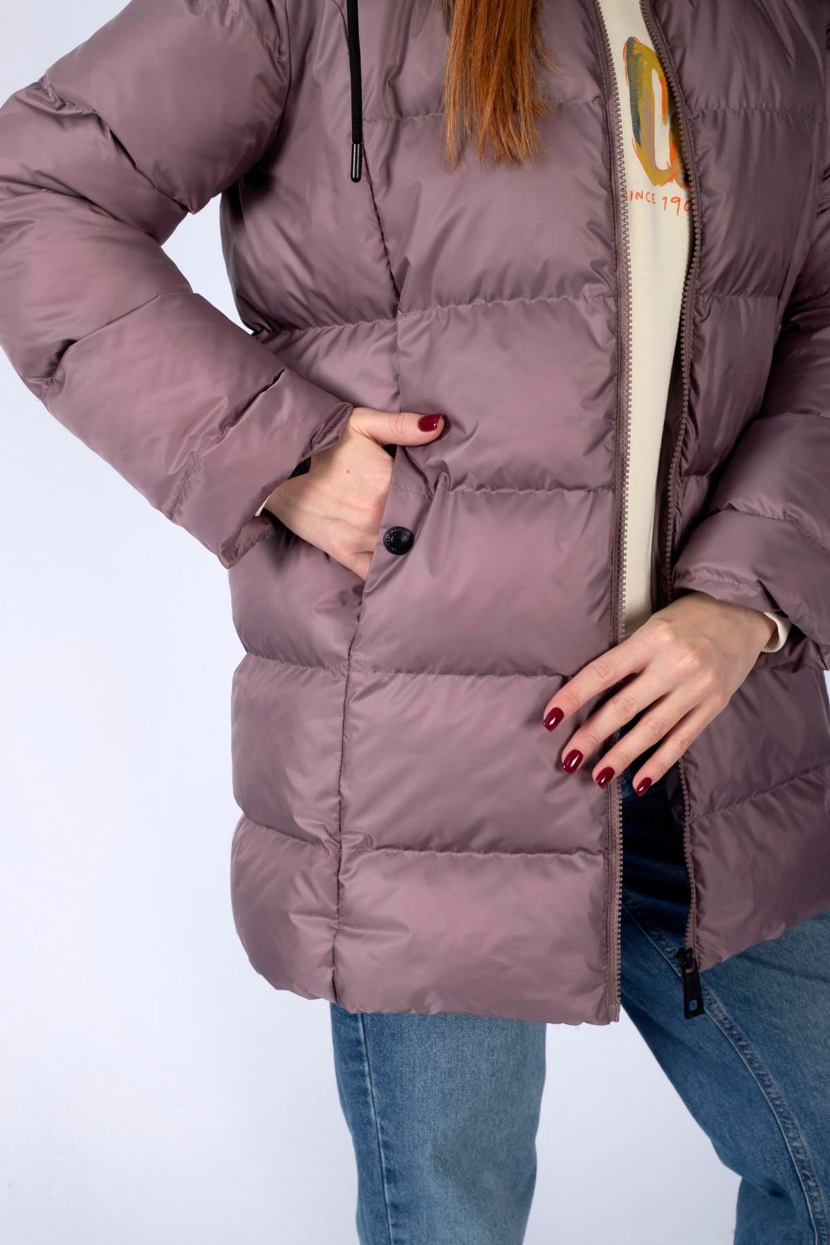 Alısa Kadın Mont Gül Kurusu