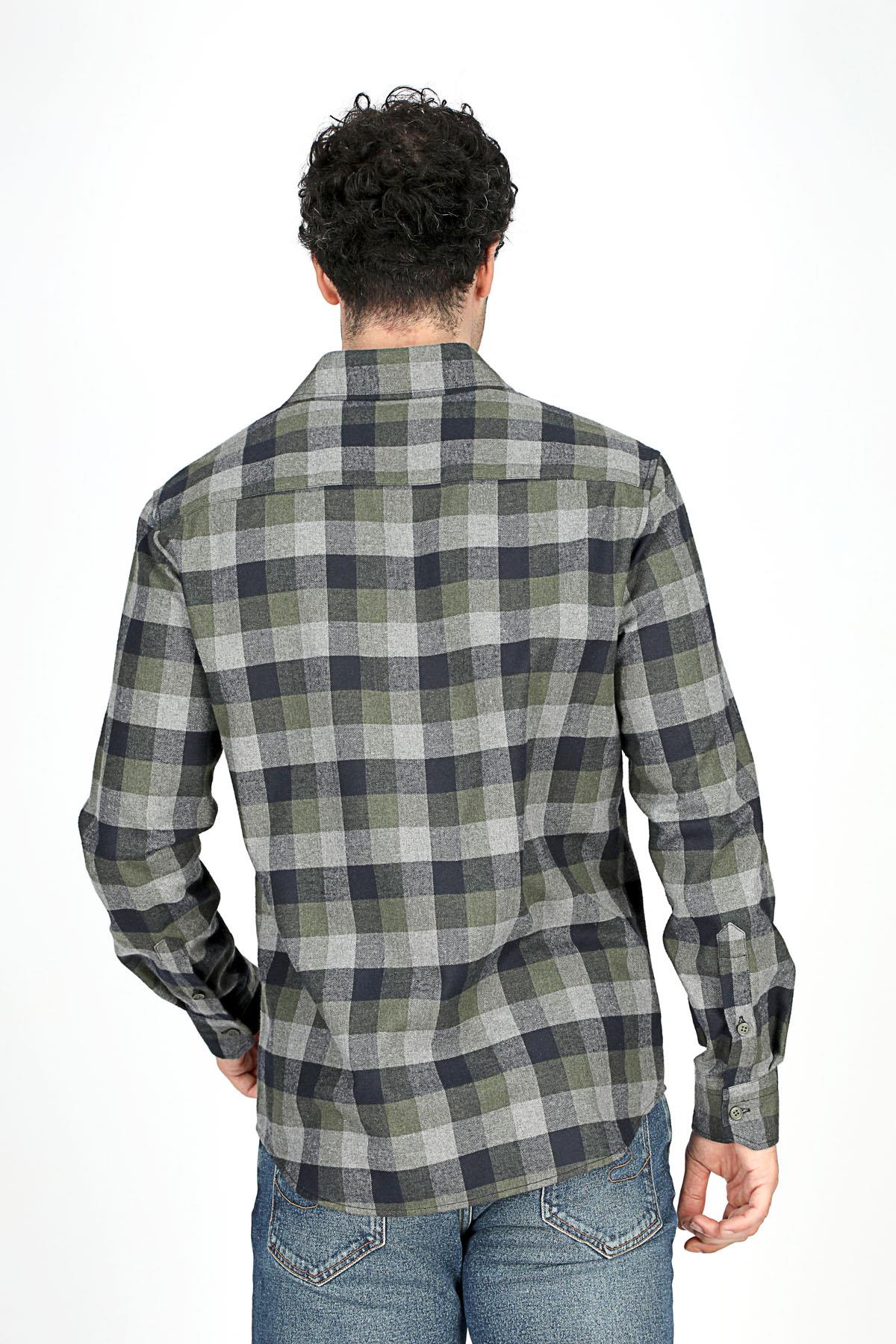 ALPIN ERKEK DOKUMA U.KOL GÖMLEK