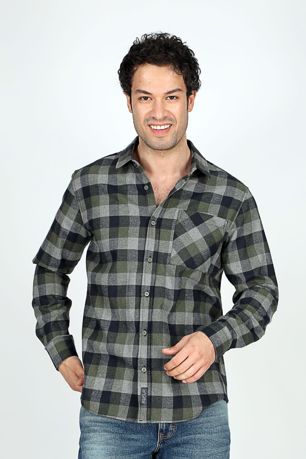 ALPIN ERKEK DOKUMA U.KOL GÖMLEK