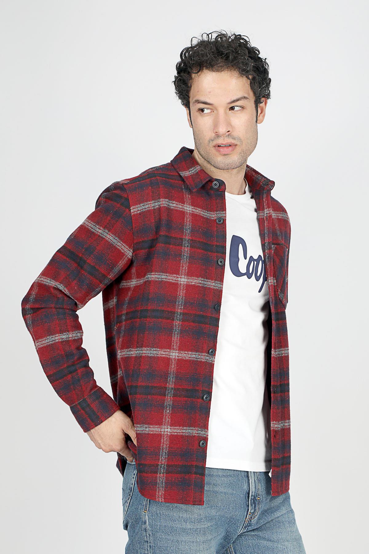 ALVERT ERKEK DOKUMA U.KOL GÖMLEK