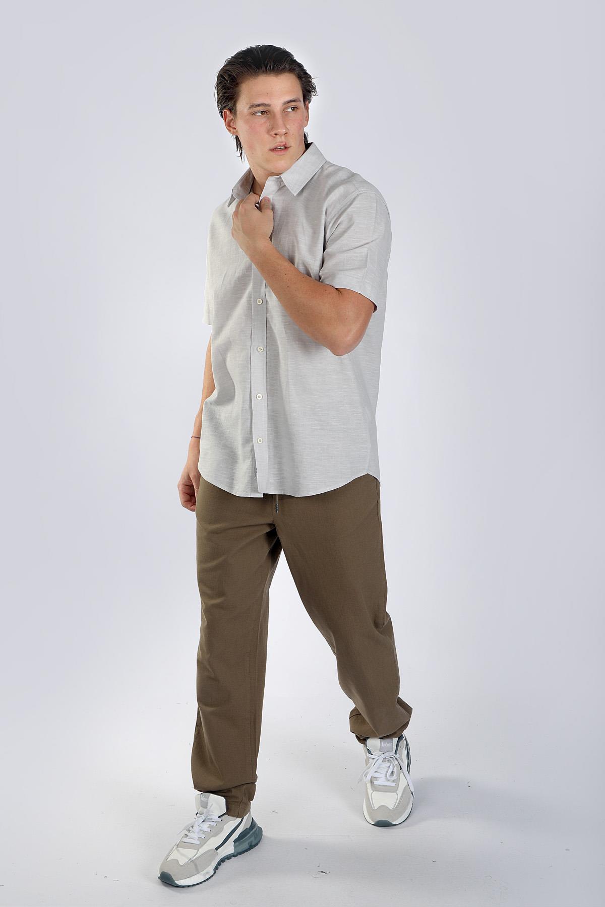 ANDRE ERKEK K.KOL DOKUMA GÖMLEK