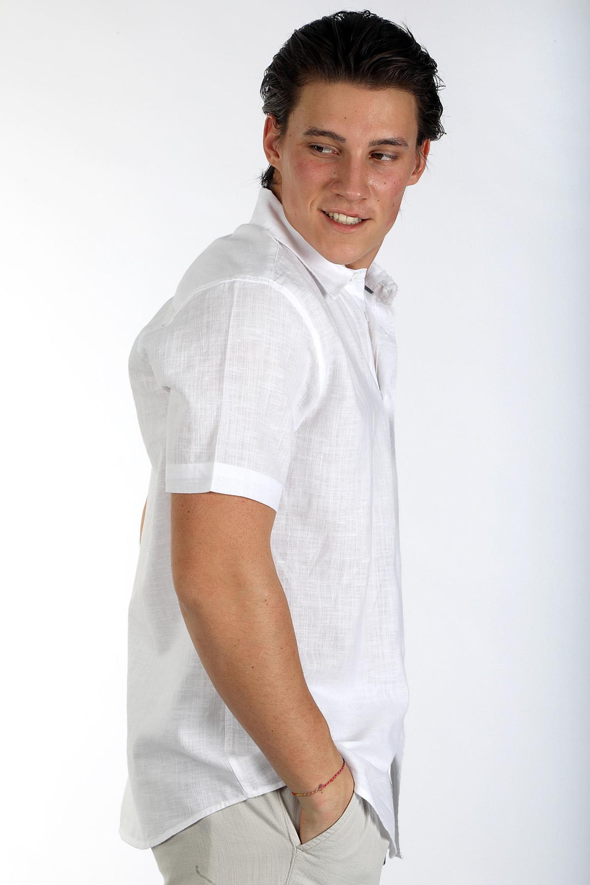 ANDRE ERKEK K.KOL DOKUMA GÖMLEK