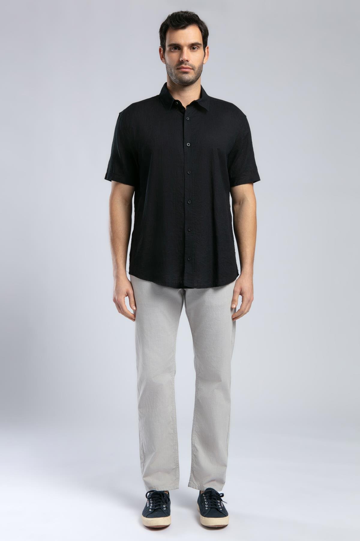 Andre Erkek K.Kol Dokuma Gömlek