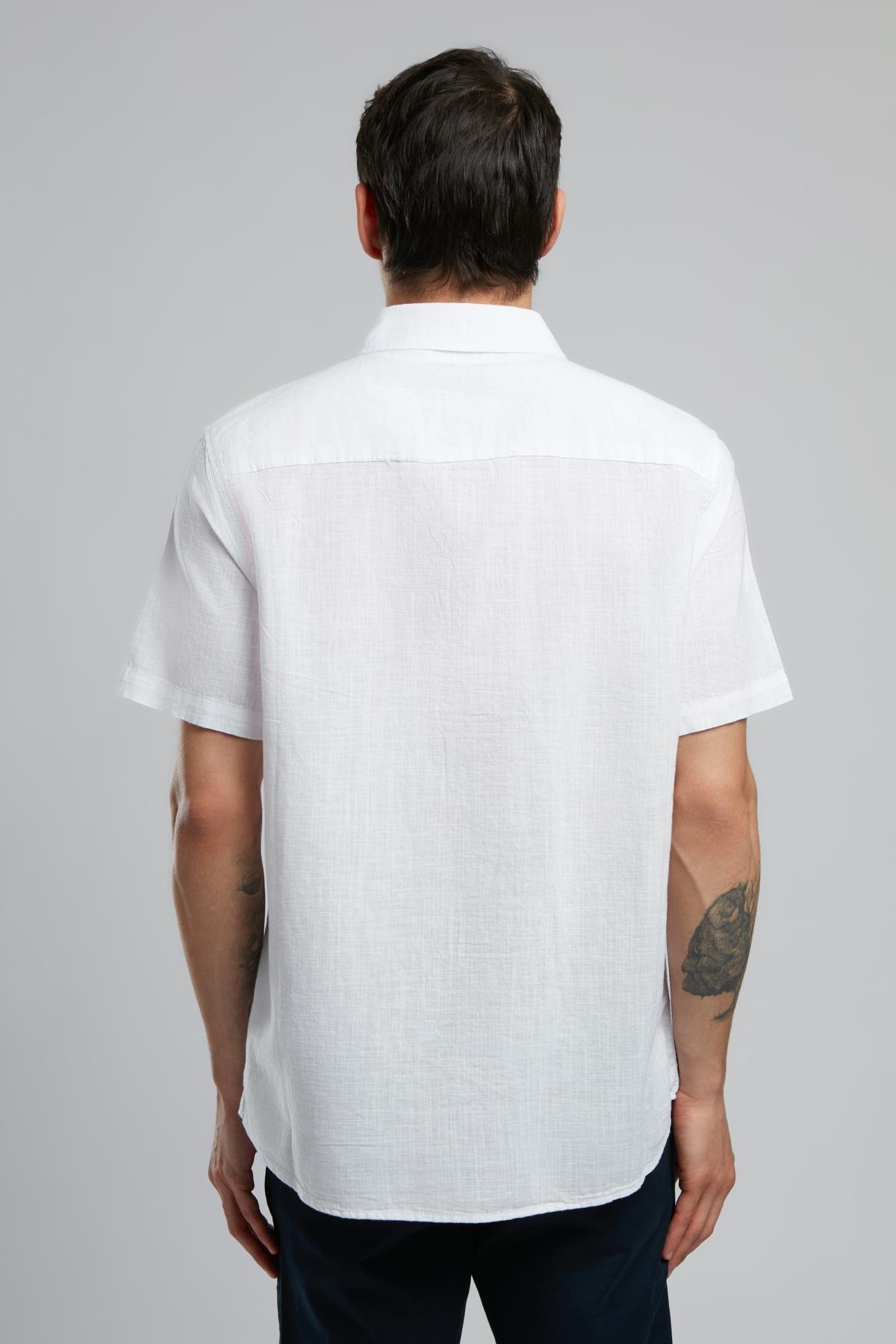 Andre Erkek K.Kol Dokuma Gömlek