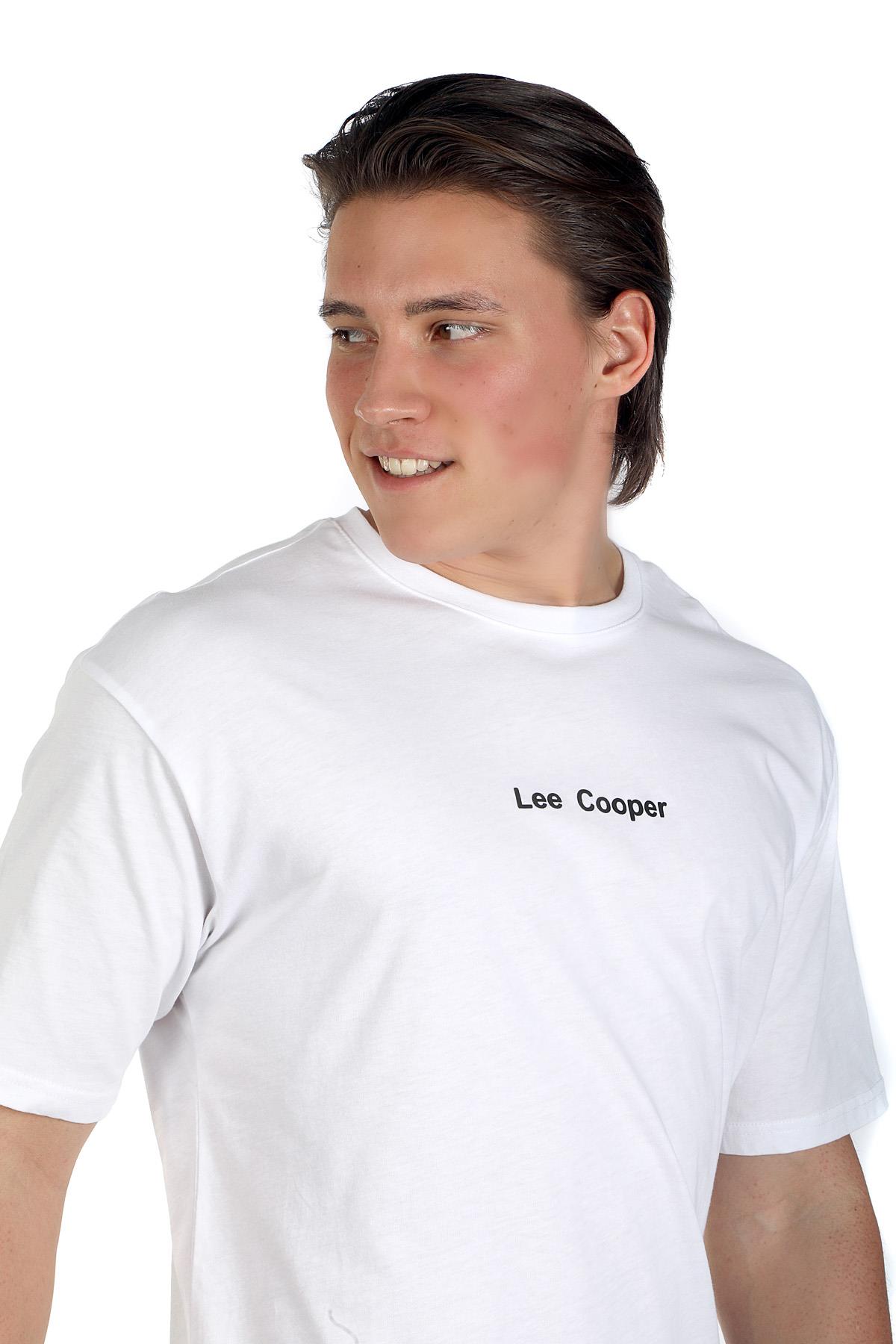 Aylex Erkek %100 Pamuk O Yaka T-Shirt Beyaz