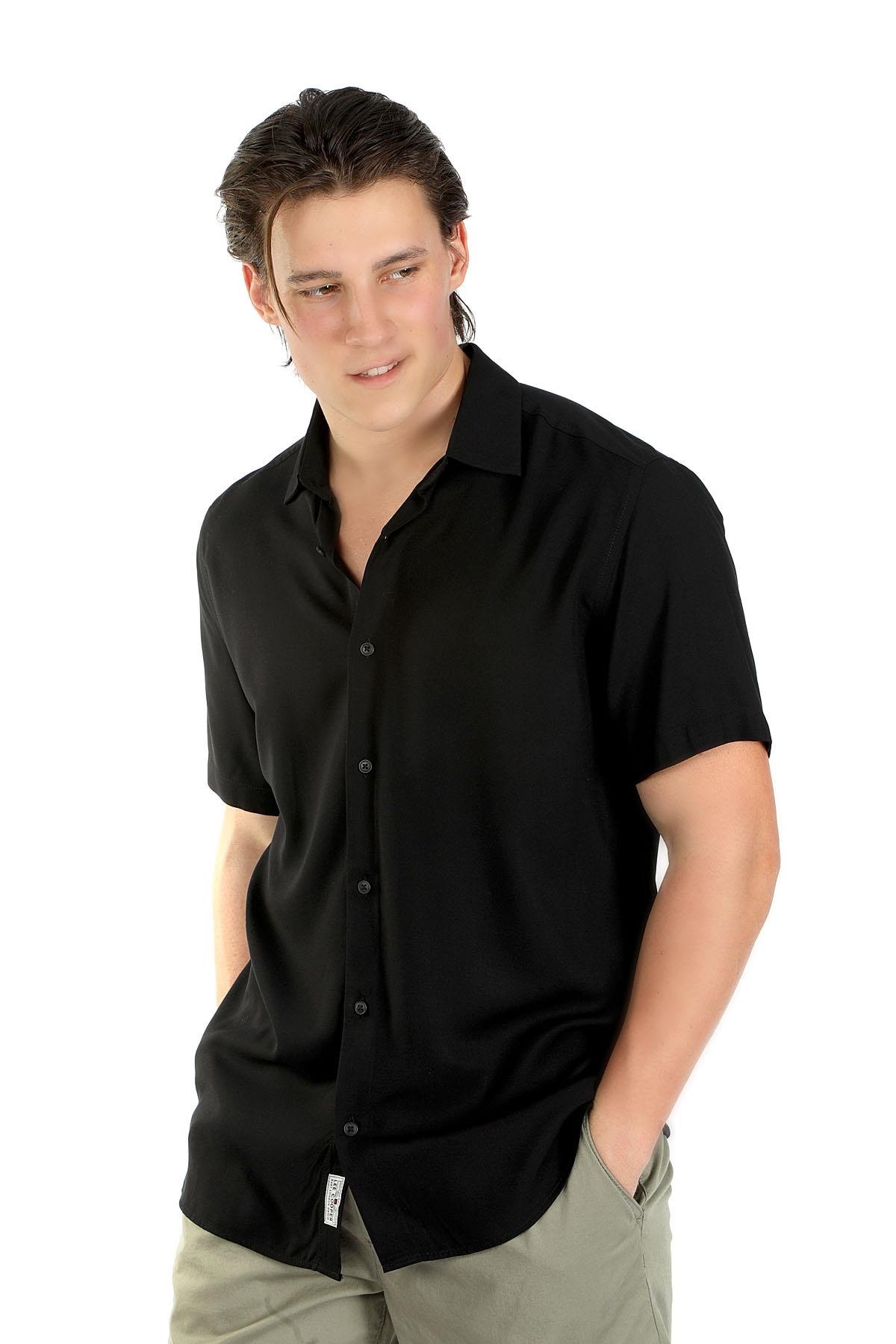 BASICES ERKEK K.KOL DOKUMA GÖMLEK