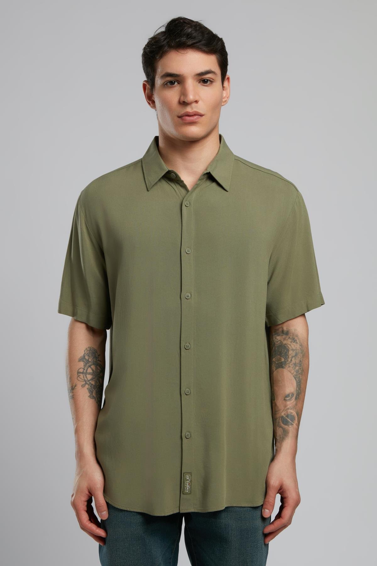 Basices Erkek Uzun Kol Dokuma Gömlek