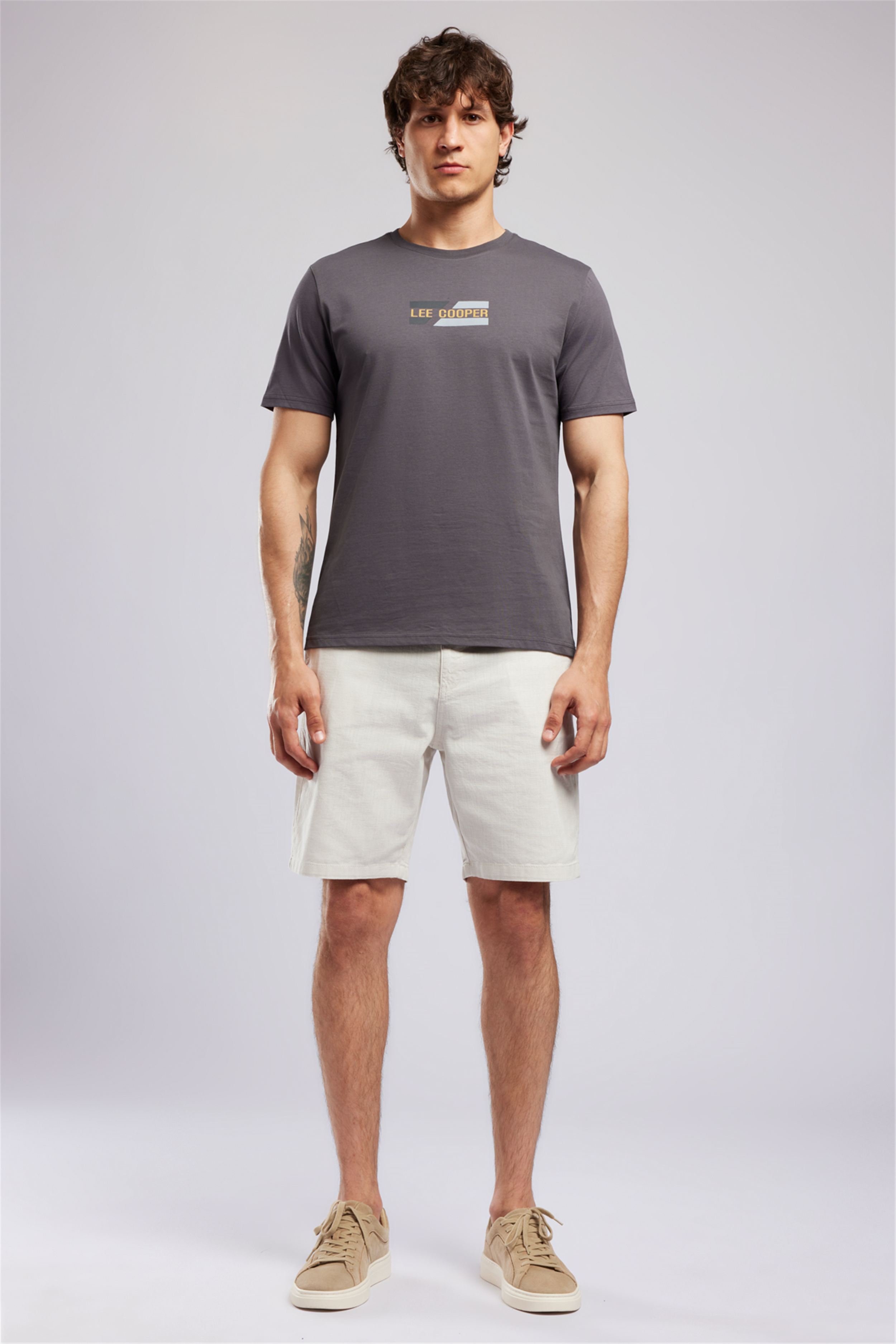 BASIL ERKEK O YAKA T-SHIRT