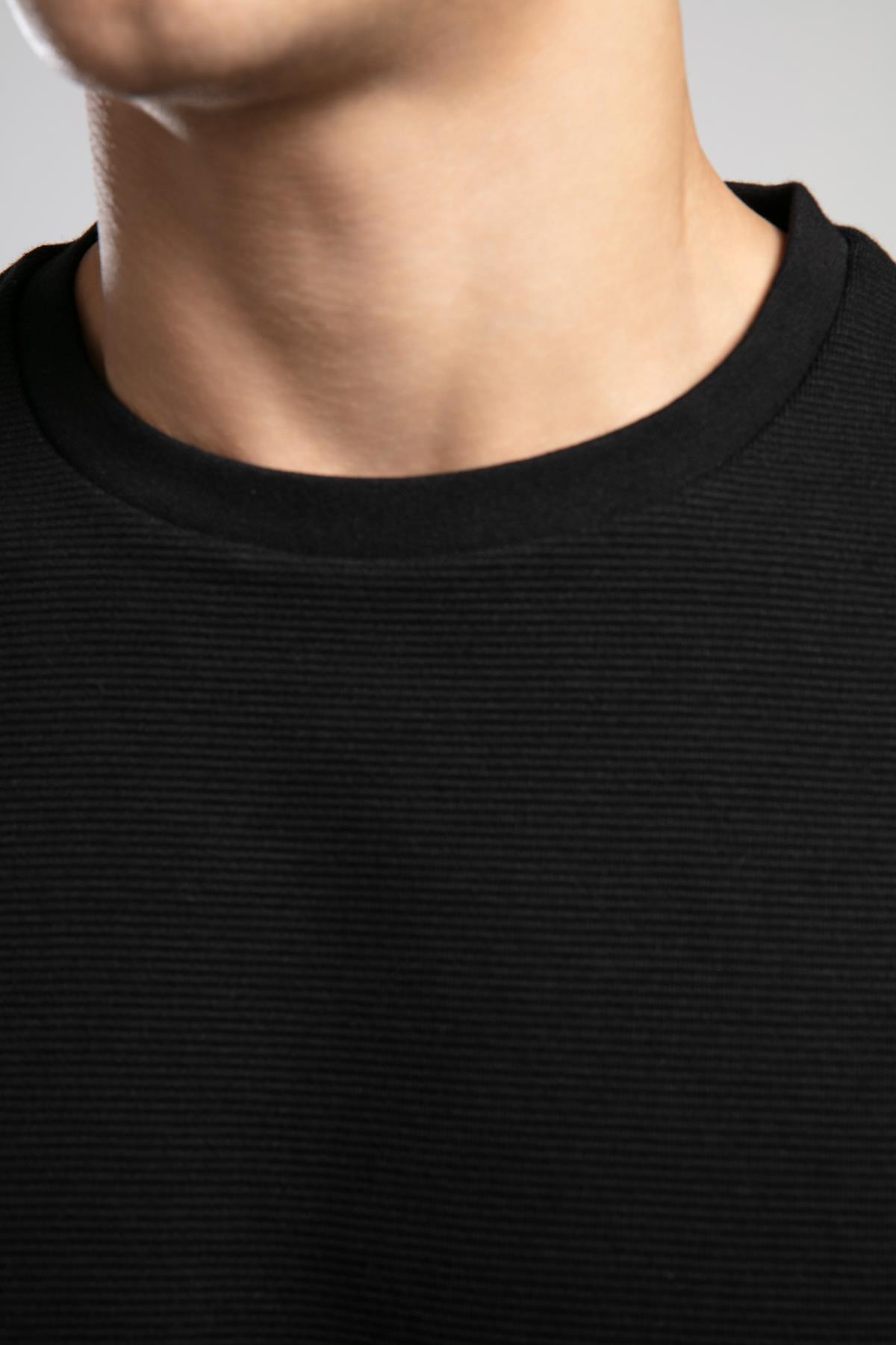 Ben Erkek O Yaka Sweatshirt Siyah