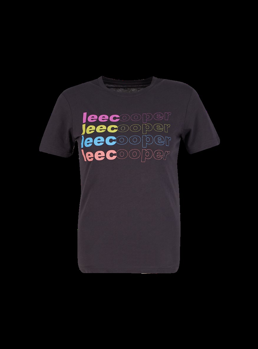 Lee Cooper Bery Kadın Bisiklet Yaka T-Shirt Antrasit. 1