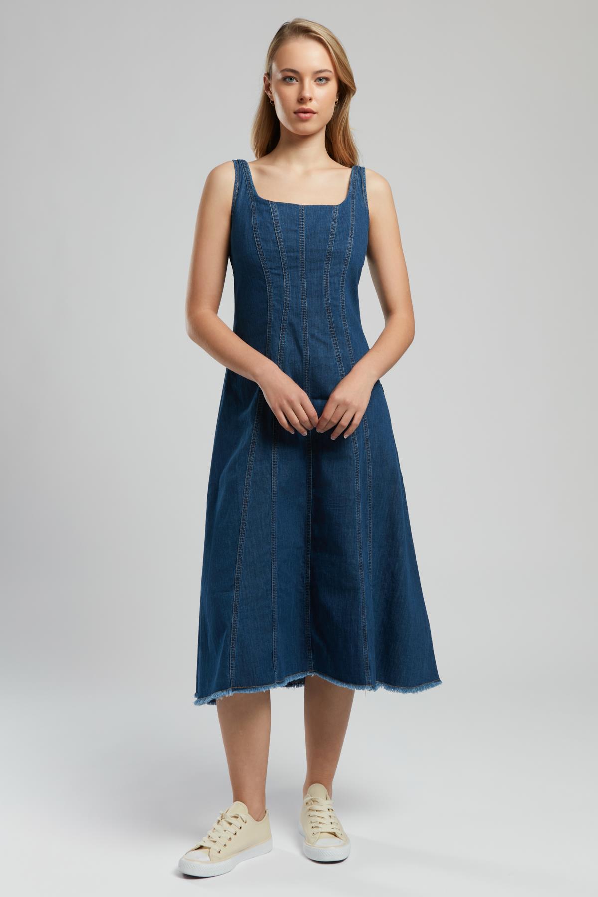 Brian Kadın Jean Elbise