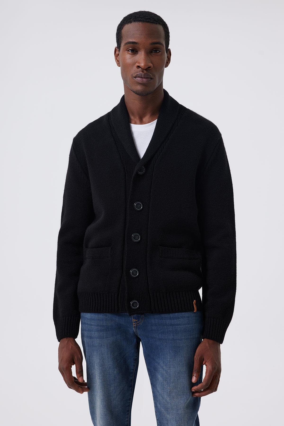 Brıce Erkek Hırka Siyah 