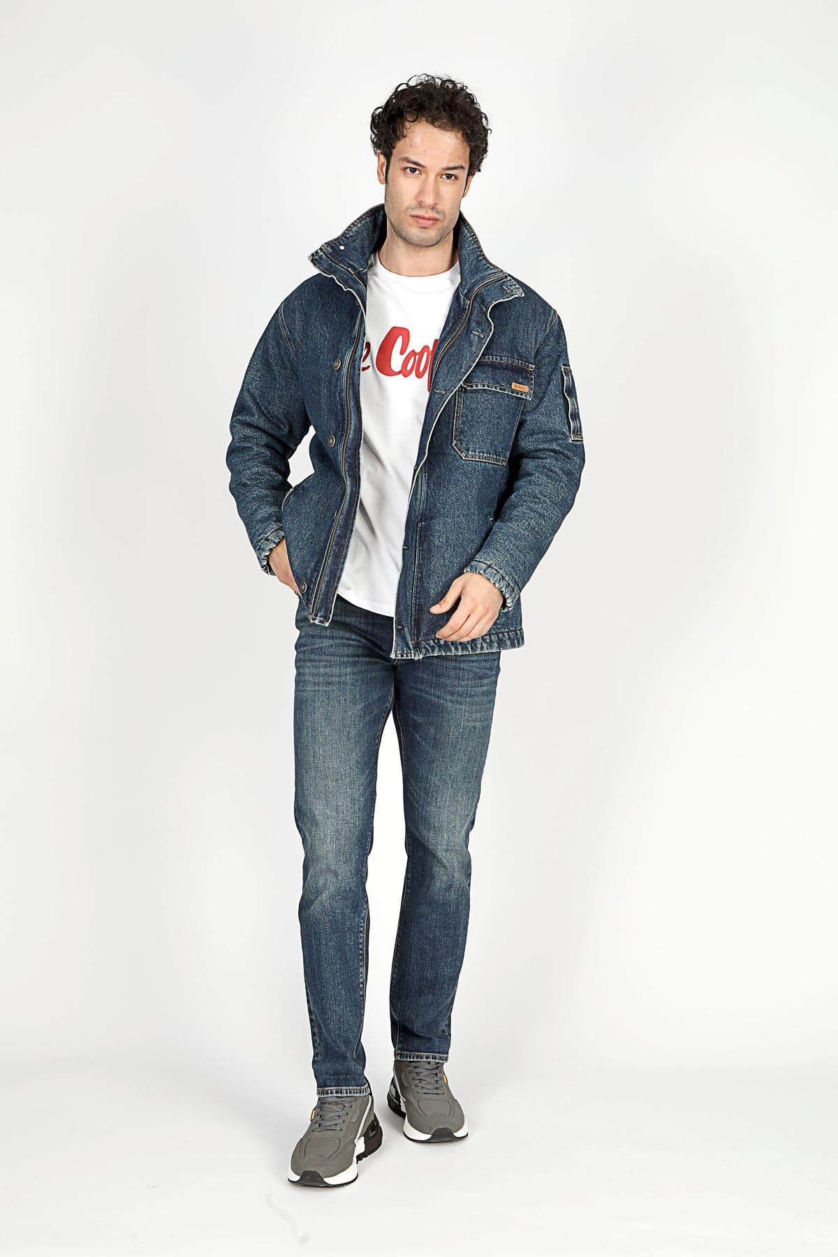 BRITISH 2 ERKEK JEAN CEKET