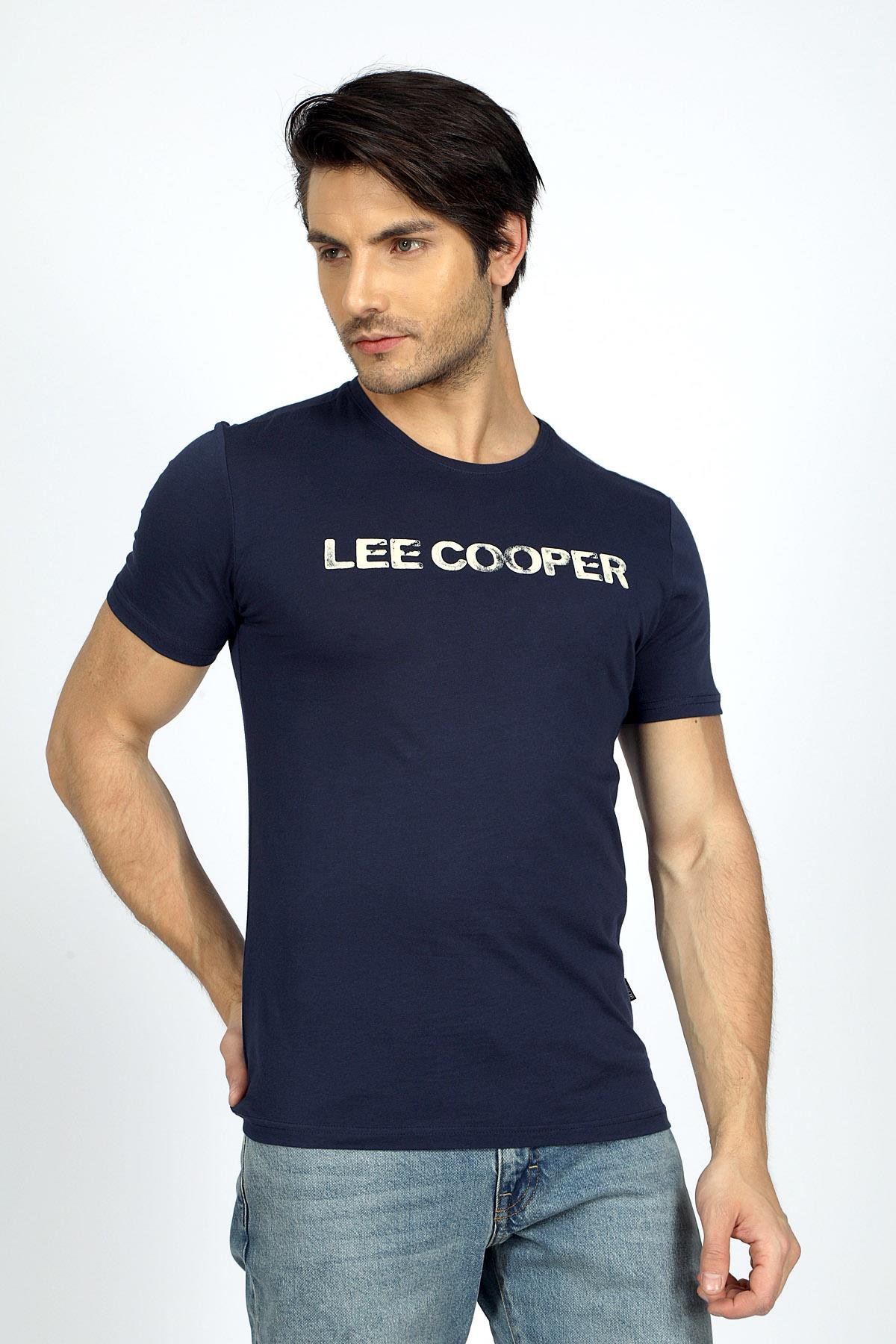 Carlo Erkek O Yaka T-Shırt Lacivert