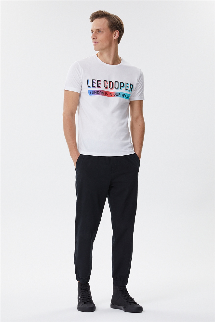 Carter Erkek O Yaka T-Shirt Beyaz