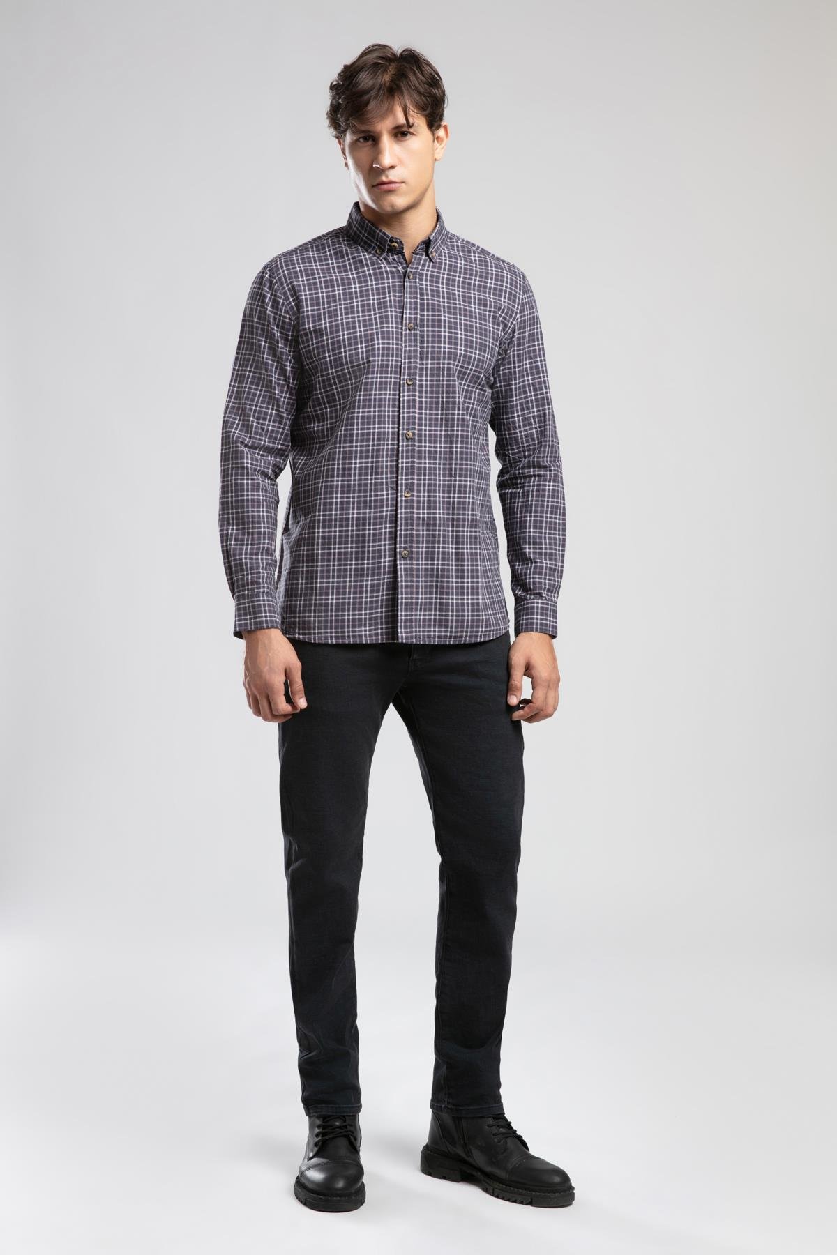 CHAD ERKEK DOKUMA U.KOL GÖMLEK