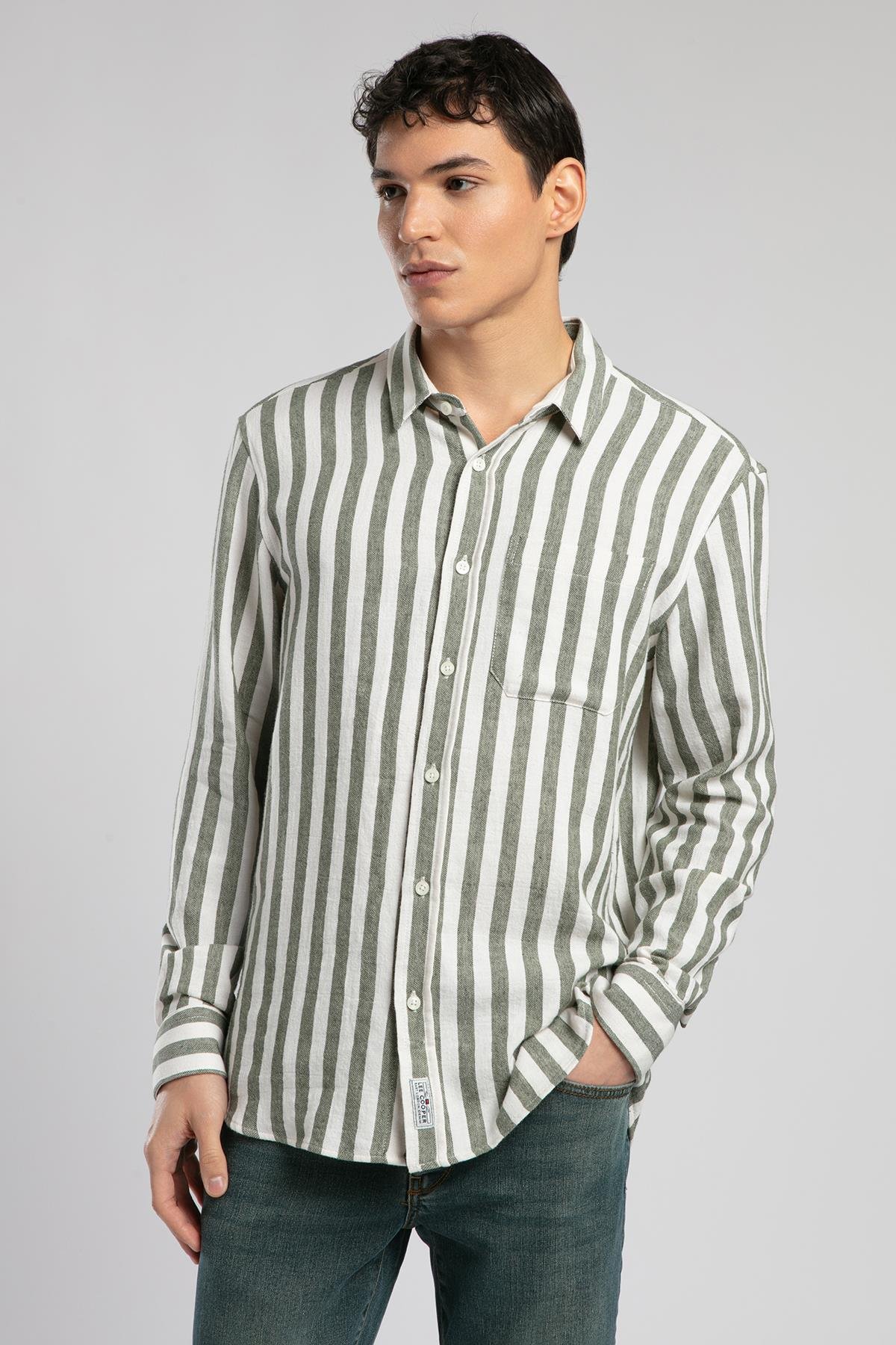 Cızjo Erkek U.Kol Dokuma Gömlek