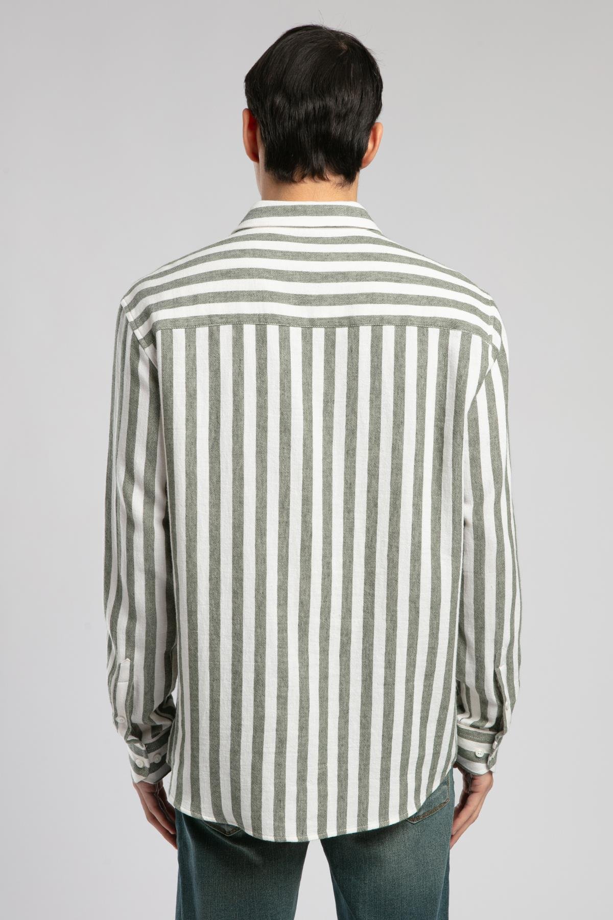 Cızjo Erkek U.Kol Dokuma Gömlek