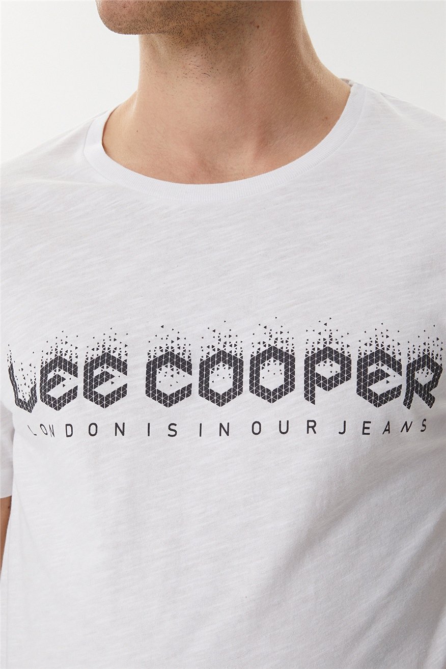 Lee Cooper Cox Erkek Bisiklet Yaka T-Shirt Beyaz. 5 Lee Cooper Cox Erkek Bisiklet Yaka T-Shirt Beyaz. 5