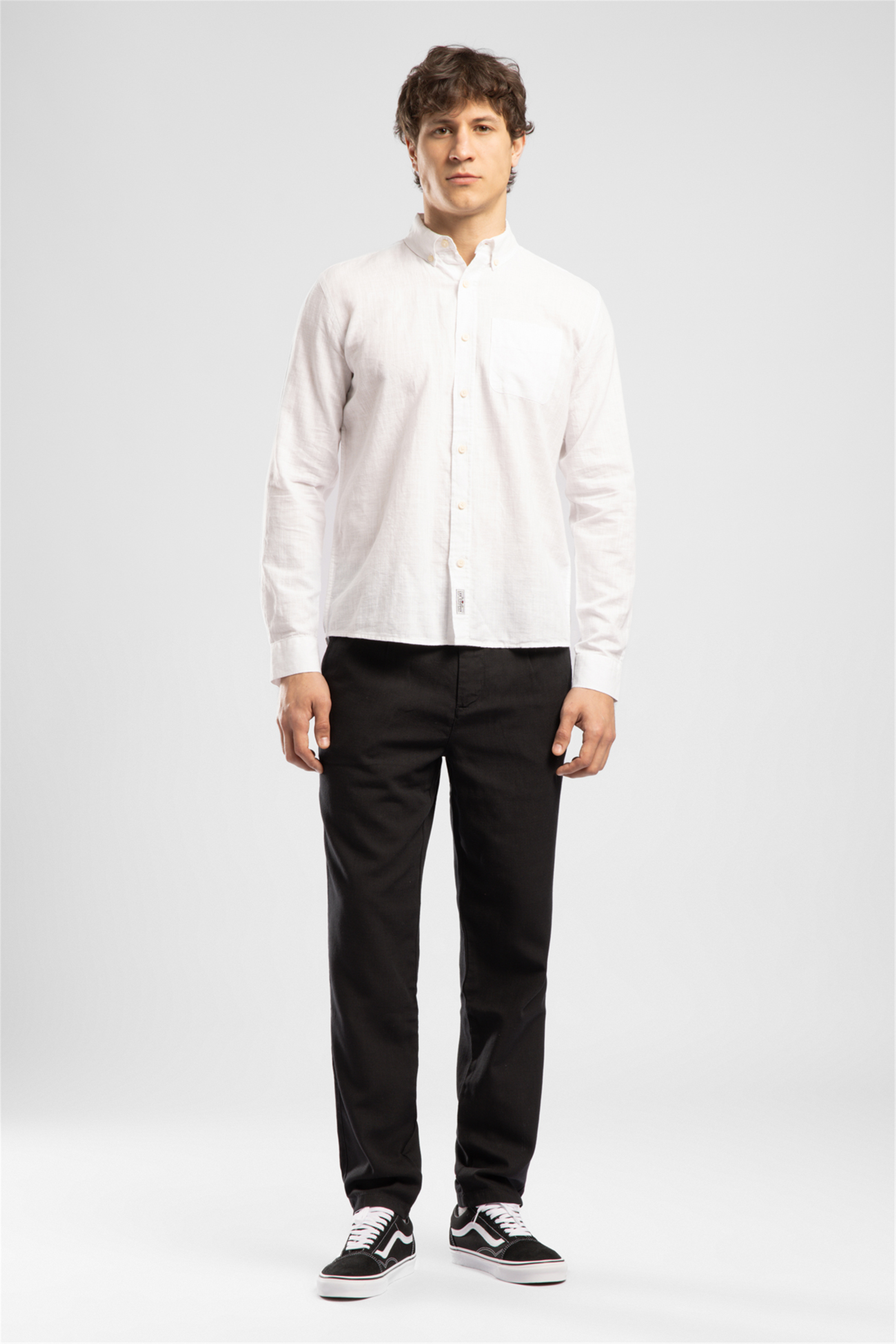 DAY ERKEK U.KOL DOKUMA GÖMLEK