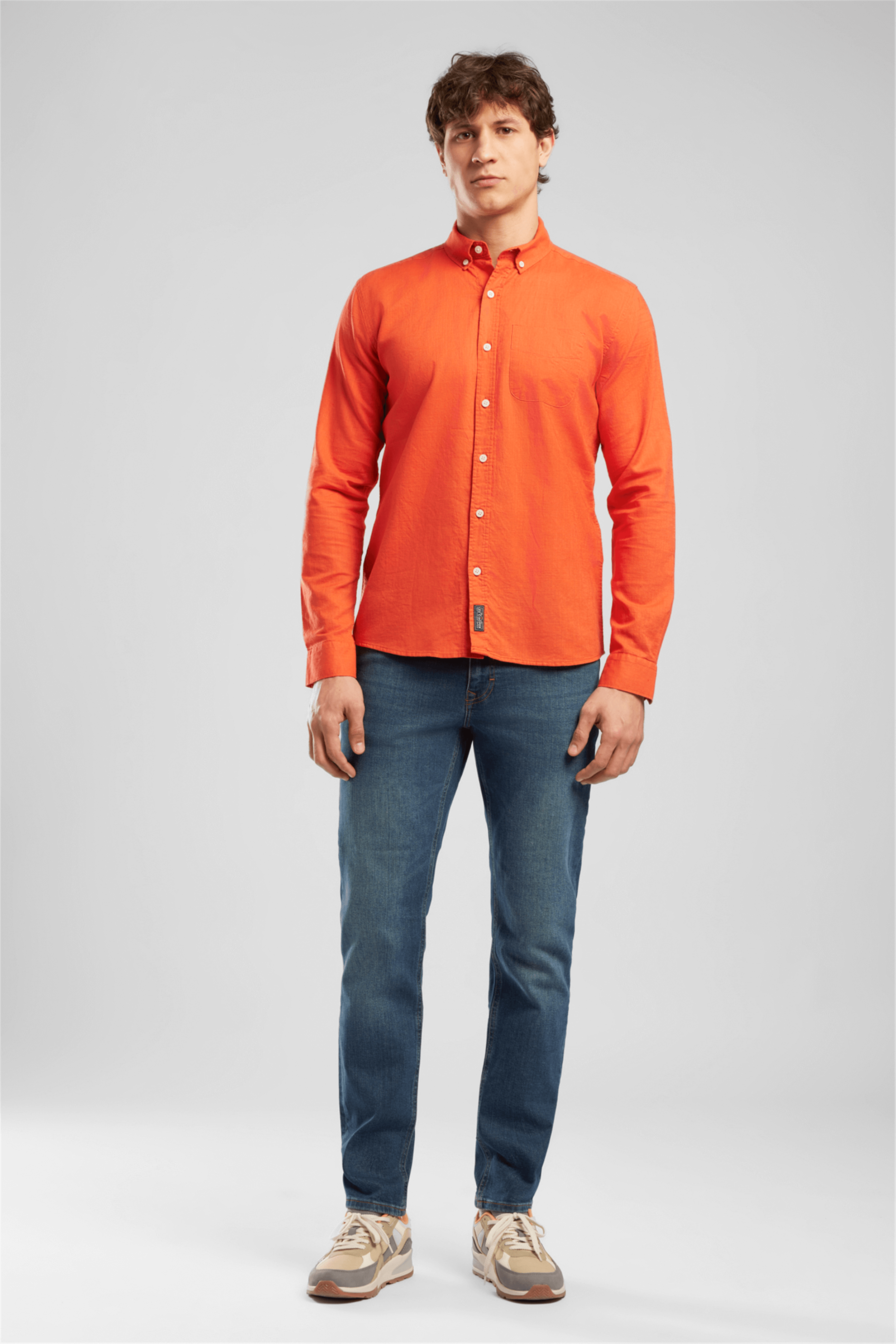 DAY ERKEK U.KOL DOKUMA GÖMLEK